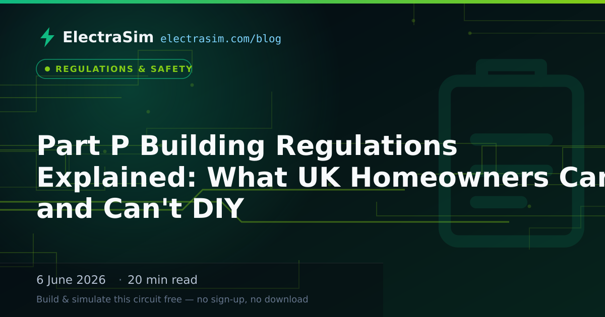 Part P Building Regulations Explained: What UK Homeowners Can and Can't DIY
